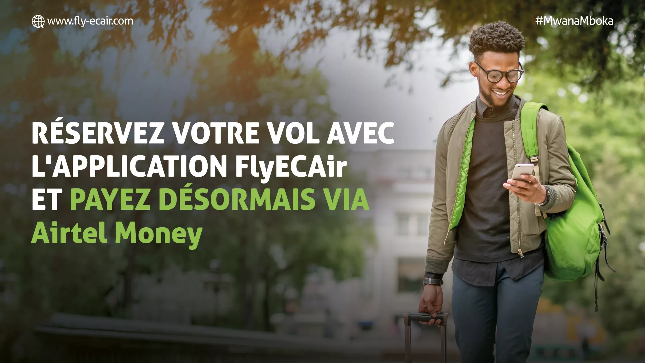 Payez désormais vos billets d\’avion ECAir avec Airtel Money